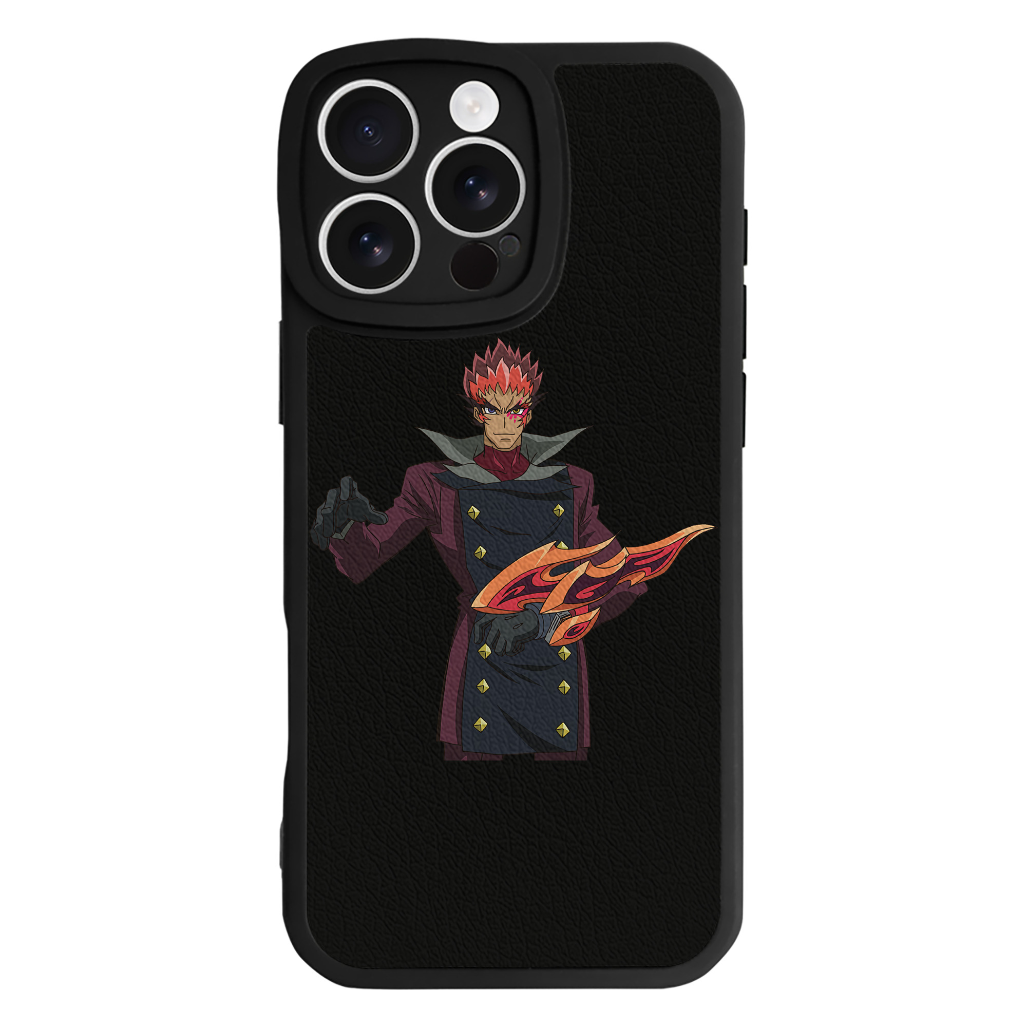 遊☆戯☆王 Yu-Gi-Oh! 【iPhone 16シリーズ対応】シリコンスマホケース（レザー調） 材質：シリコン